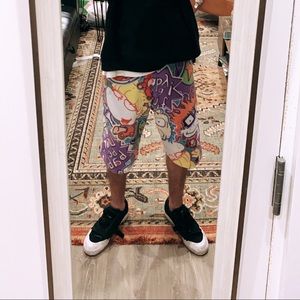 Rugrats fleece sweat shorts